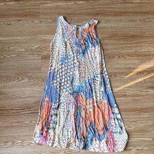 Vibrant Multicolor Midi Dress